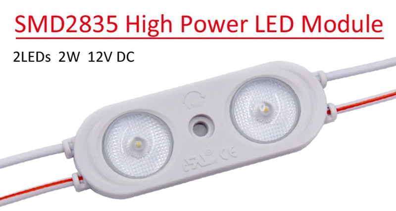 UL CE RoHS 12V 24V 2W 180&deg; Wide Beam Angle SMD2835 Fabric Light Box LED Backlight Module