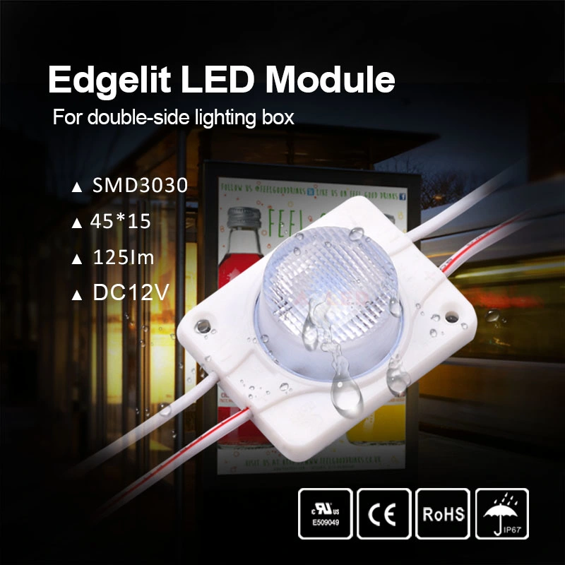 1.5W DC12V Billboard Light Box 45*15&deg; SMD3030 Edgelit LED Module Light