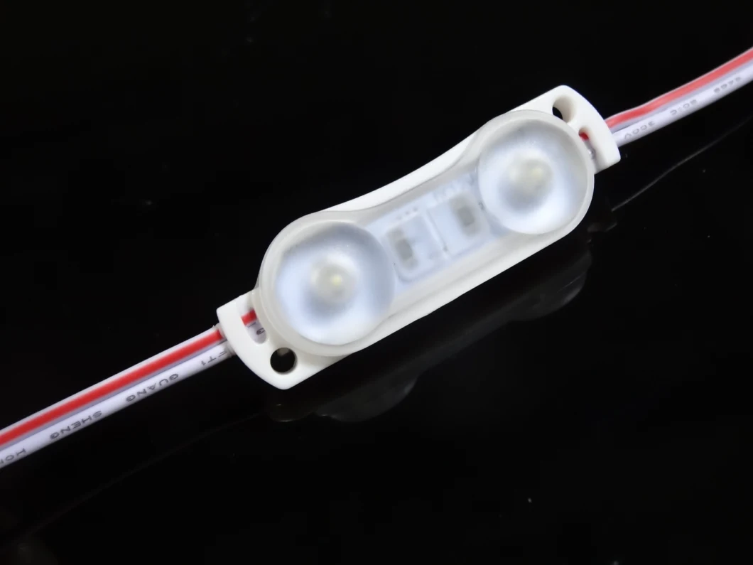 DC 12V IP67 Waterproof White Color Lens Injection 1 Chip LED Sign Modules for Backlighting Channel Letters and Light Boxes