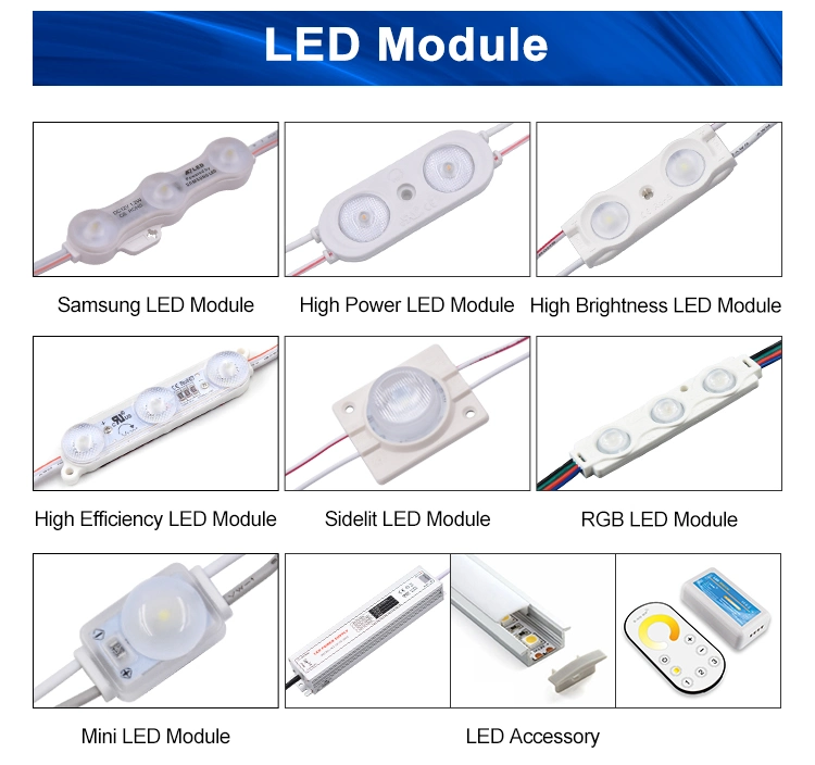 High Quality 12V LED Modules for Outdoor Signage Waterproof IP68