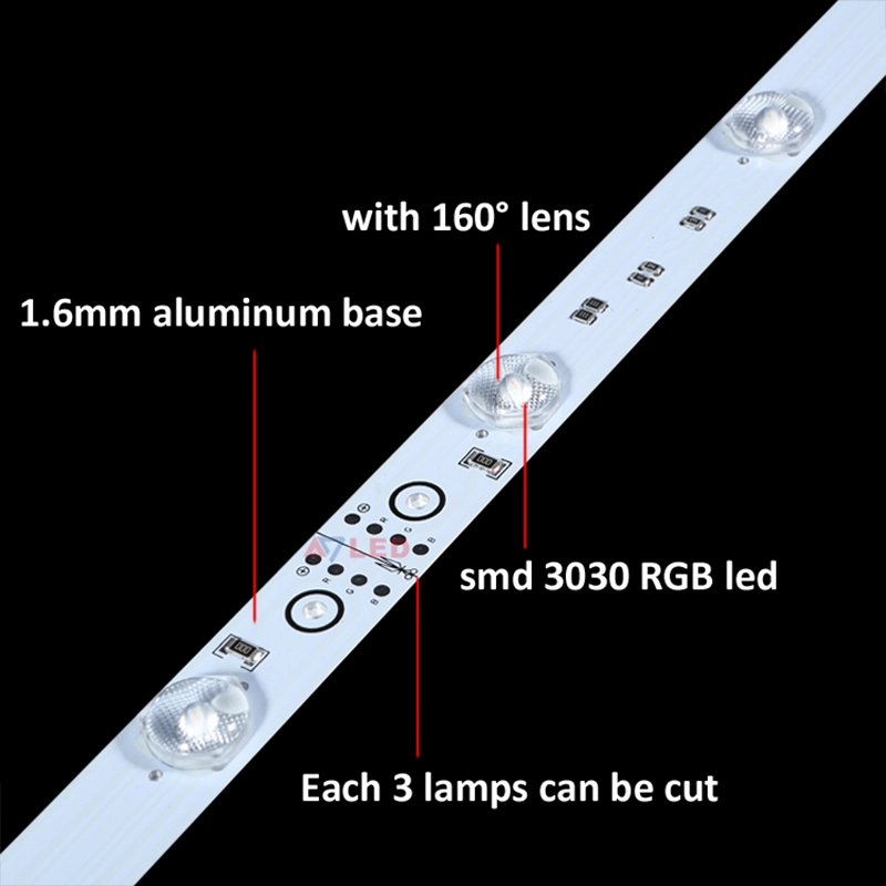 Super Bright Backlight Advertising 12LEDs/M SMD3030 Non-Waterproof Lightbox LED Bar