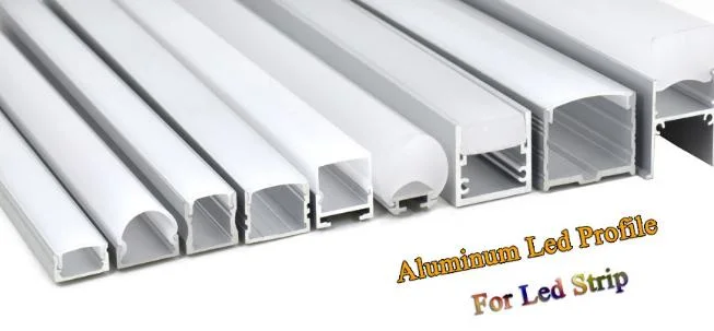 Custom Design LED Extruded Aluminum Profile LED Linear Light Curved LED Lighting Pendant Profile