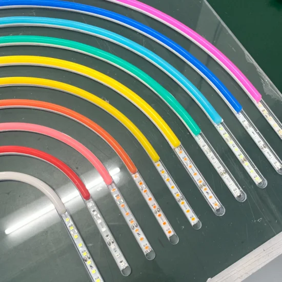 Second-Generation 12V Split LED Flexible Silicone Strip Neon Light in Stock Shape