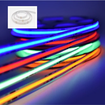 Customized DC24V RGB COB LED Lighting Strip for Decoration Lighting