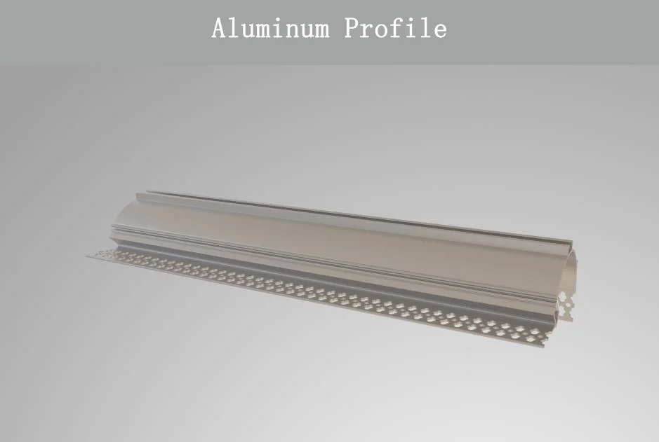 Trimless Aluminum LED Profile Sky Linear Lighting Profile 91.69*51