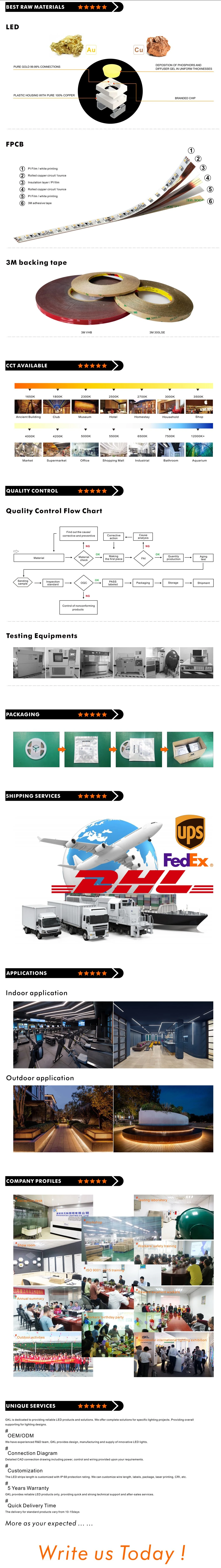 Side Emitting LED Strip 5mm DC12V SMD3014 60LED/M IP66